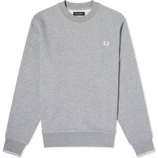 Fred Perry Herren Sweatshirt grau unifarben