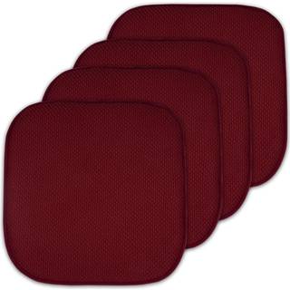 4 Pack Memory Foam Honeycomb Nonslip Back 16 """" X16 """" Stol/sædepudepude