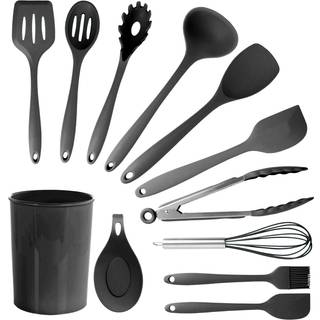 Megachef Tool Cookware Geatsil Set 12 stykker sort sort