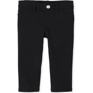 B?rnenes sted babypiger og sm?barnspige fransk Terry Jeggings skort sort 2t os