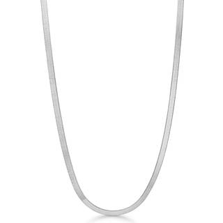 Avilé Jewelry Snake Chain Halskæde Sølv DI011-S-42 + 5 cm - Dame - 925 Sterling Silver