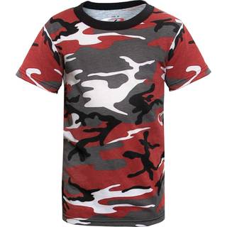 Rothco Camouflage T-Shirts Børn Rød Urban camo