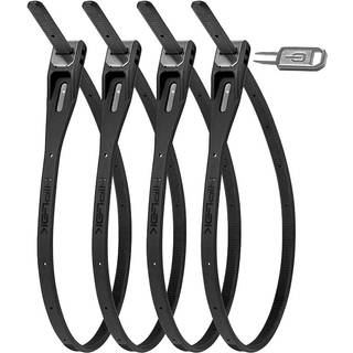 Kabelslås HIPLOK Z LOK 4 pakke 40cm Sort