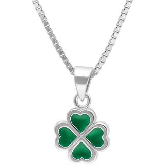 trendor 41685 Kinder-Halskette Silber 925 Collier mit Glücksbringer