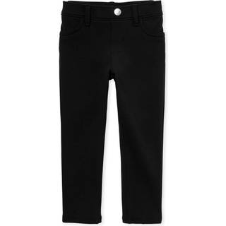 B?rnenes sted babypiger og sm?barn Ponte strik tr?k p? jeggings jeans sort single 2t os
