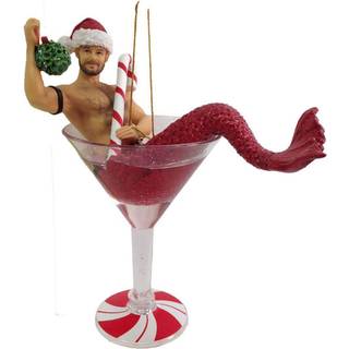 December Diamonds Mistletoe Santa Merman Christmas Tree 5555140