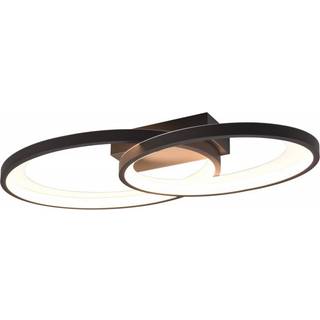 Design loftslampe sort inkl. LED - Alexandra