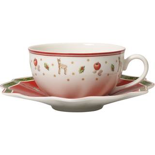 Villeroy & Boch Toy's Delight Kaffekop / Tekop Med Fad 30 Cl - Kaffekopper Porcelæn Hvid - 95203 + 95201