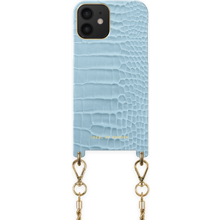 Atelier Necklace iPhone 12/12P Sky Blue Croco