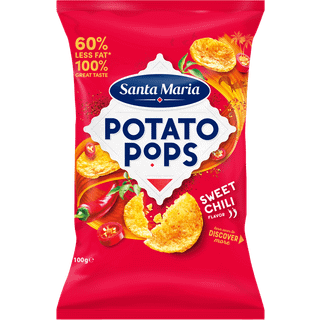 3 x Santa Maria Potato Pops Sweet Chili 100 g