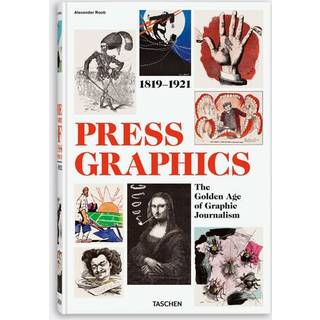 Taschen Coffee Table Books - 'History of Press Graphics. 1819–1921' in multicolor Paper