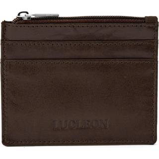 Brown RFID Multi Zip Cardholder