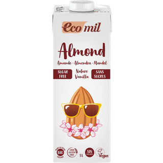 Ecomil Mandeldrik m. vanilje Økologisk - 1000 ml