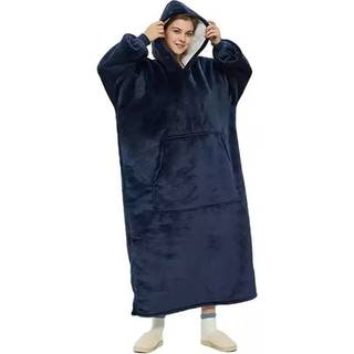 Oversized hoodie - Marineblå 120cm