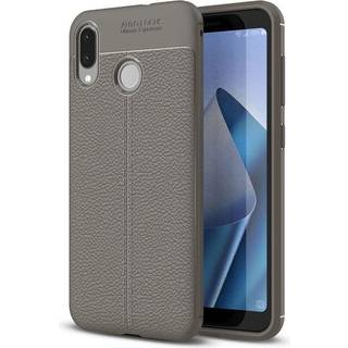 Asus Zenfone Max M1 ZB555KL Litchi Grain TPU Cover Grå