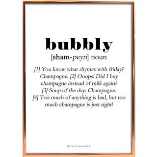 Plakat - Bubbly Definition A5