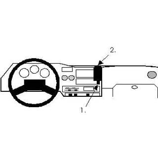 ProClip Monteringsbygel Toyota Landcruiser 87-90, Centrerad
