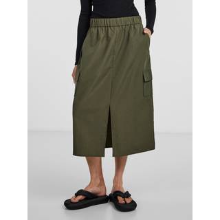 PIECES dame midi nederdel PCFIBBE - Deep Lichen Green - XS