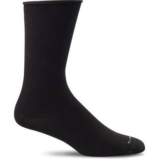 SOCKWELL Plantar Ease Crew Black 20-30 mmHg Hælspore Kompressionsstrømpe Str. 35/38