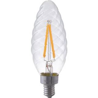 E14 - SPL Twisted Candle - Klar - 120lm - 2200K - CRI 95 - Dæmpbar