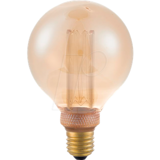 E27 - SPL Vintage Globe - Amber - Ø:95mm - 1800K - CRI 82 - Dæmpbar