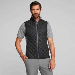 Puma Frost Quilted Herre Vest - Puma Black/Slate Sky - Str. XXL