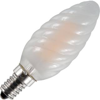 E14 - SPL Twisted Candle - Frosted - 320lm - 2500K - CRI 95 - Dæmpbar