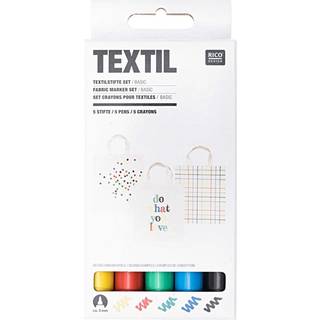 Textilstifte basic - Basic Bunt