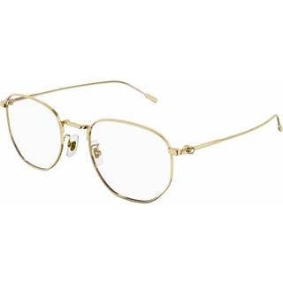 Montblanc MB0213OA Asian Fit 001 53 Briller Mænd Guld - Gold - 53mm