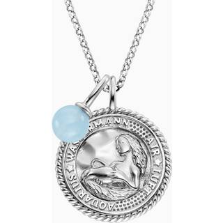 Engelsrufer Halskette - Wassermann - ERN-AQUARIUS-BA-ZI - silber