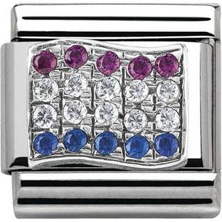 Nomination Classic - Composable Classic Flaggen - Silber, Zirkonia - Holland - 330318/09 - bicolor