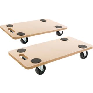 Arebos® Rolling board furniture dolly transport aid - load capacity 200kg,incl.rubber pads - 2 pieces