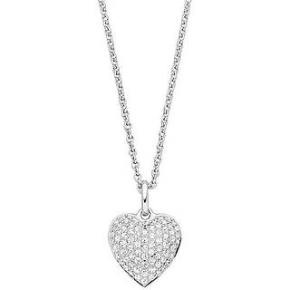 Viventy 784852 Damen Halskette 925 Silber Zirkonia Herz Collier