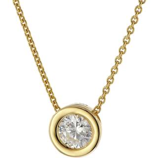 trendor 51364 Halskette für Damen Gold 333 / 8K Zirkonia Collier
