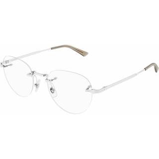 Montblanc MB0268O Asian Fit 002 52 Briller Mænd Silver - Silver - 52mm