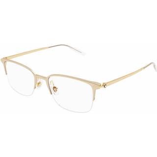 Montblanc MB0234OK Asian Fit 001 52 Briller Mænd Guld - Gold - 52mm