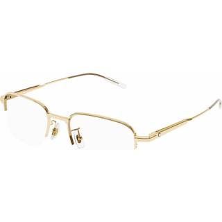 Montblanc MB0220OA Asian Fit 005 56 Briller Mænd Guld - Light Gold - 56mm
