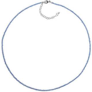 trendor 75479 Halskette für Damen Blauachat Ø 2,5 mm