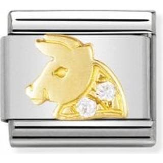Nomination Classic - STERNZEICHEN Edelstahl, 18K-Gold und Cubic Zirc. (Stier) - gold