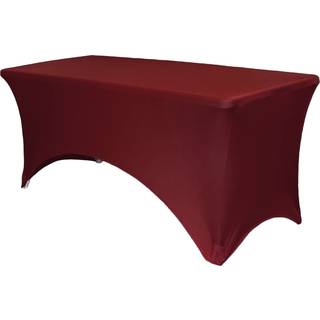 Din stol d?kker rektangul?r spandex -bord d?kker 6ft monteret duge bryllupsbegivenhed Patio Table Decorations Elastic Fabric Stretch Table Covers