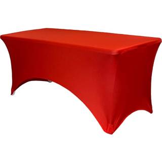 Din stol d?kker rektangul?r spandex -bord d?kker 6ft monteret duge -bryllupsbegivenhed Patio Table Decorations Elastic Fabric Stretch Table d?kke