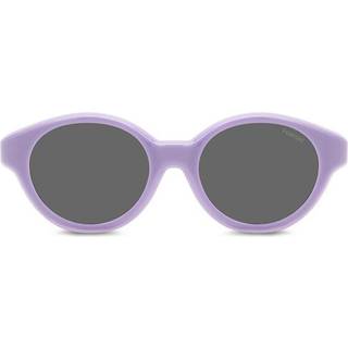 Polaroid Børn PLD K007 CL-ON 789/M9 Clip-ons Plast Lilac Grå Rund Polariseret