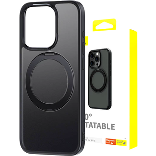 Baseus - Magnetic Phone Case for iPhone 15 CyberLoop Series Black