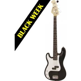 Dimavery PB-320 Electric Bass LH, black TILBUD NU sort