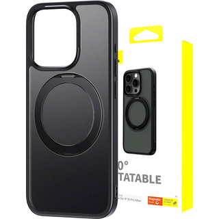 Baseus - Magnetic Phone Case for iPhone 15 ProMax CyberLoop Series Black