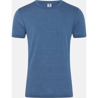 T-shirt | 100% økologisk uld | Blå