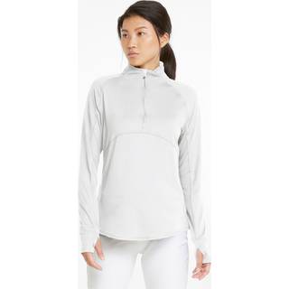 Puma Midlayer Gamer 1/4 zip, hvid