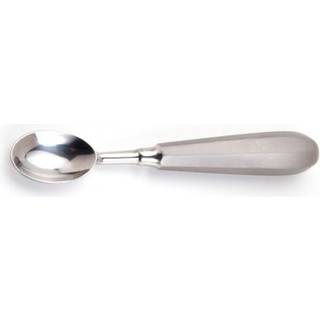 Iskugleske quenelle ske i rustfrit stål 16 cm