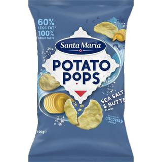 Santa Maria 2 x Potato Pops m. Havsalt &amp; Smør