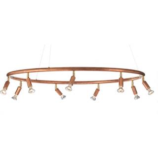 Örsjö Belysning Star rund 5 loftspotlight Ø60 cm Kobber